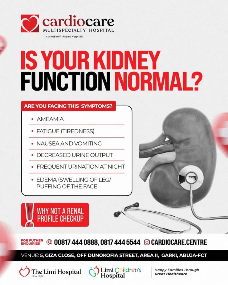 Cardiocare kidney-health education graphic